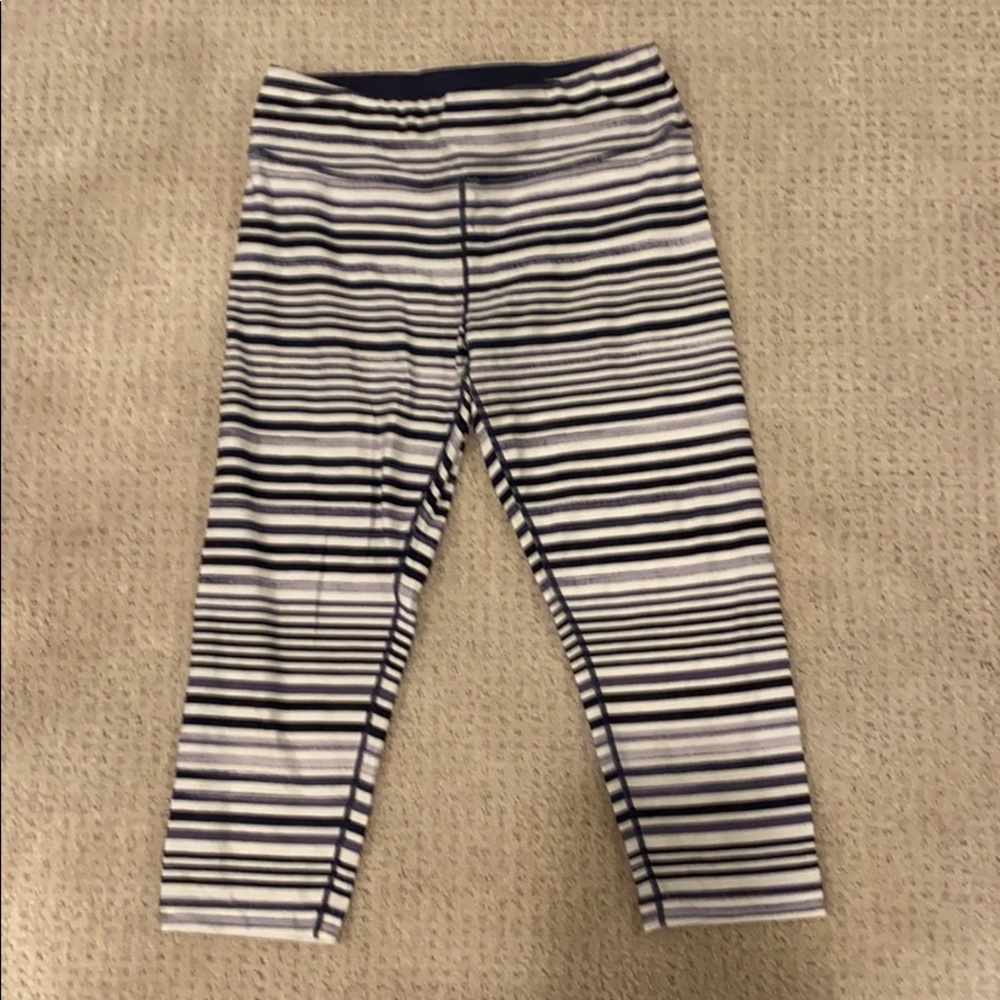 Striped Cropped Leggings